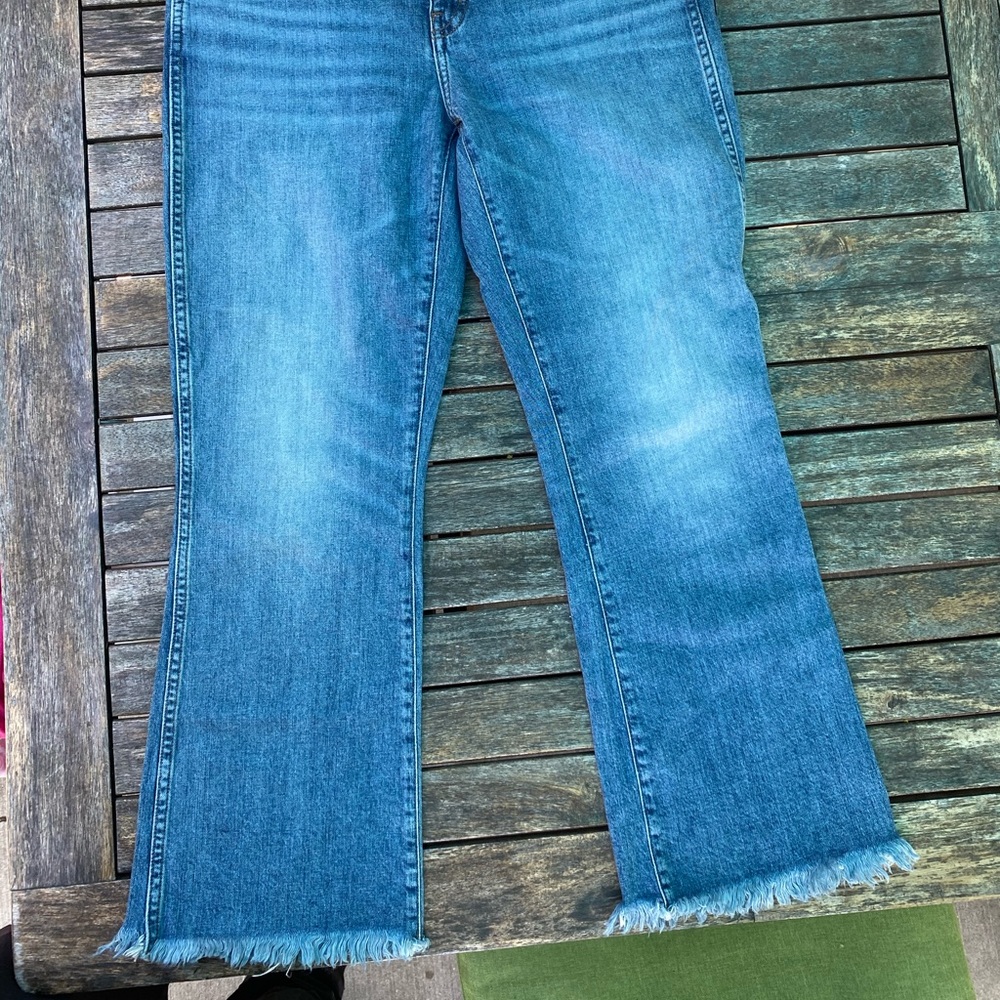 Madewell jeans. Size 30 cute fringe bottoms!